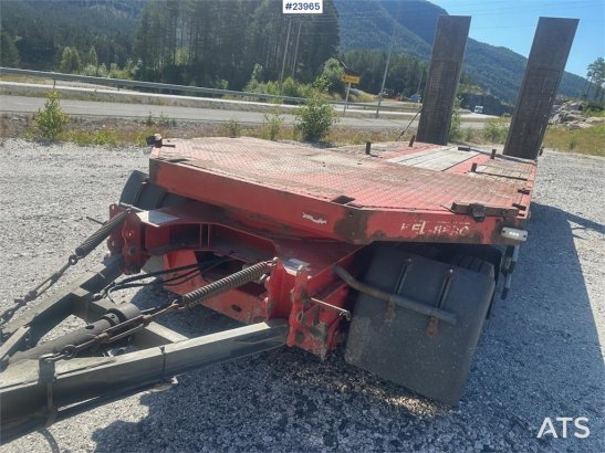 Kel-Berg Maskinslep with hydraulic ramps KEL-BERG Maskinslep with hydraulic ramps 2008 2 Lowloader trailers image 7