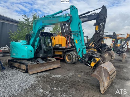 Kobelco SK75SR-7 Excavator with Tilt Bucket and 2 Buckets SK75SR-7 Excavator with Tilt Bucket and 2 Buckets 2020 2 Crawler...