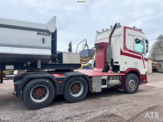 Scania R650 6x4 Tractor Unit with Maur Tipping Semi-Trail R650 6x4 Tractor Unit with Maur Tipping Semi-Trail 2018 2 Tracto...