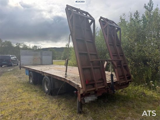 GMV LB 20 A 2 axle machine trailer w/ limbs GMV LB 20 A 2 axle machine trailer w/ limbs 1981 2 Lowloader trailers image 7