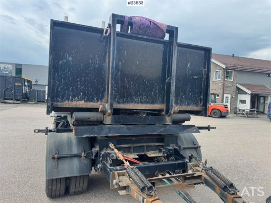 Hüffermann Drawbar Trailer with Cable Hoist and Body WATCH VI Huffermann Drawbar Trailer with Cable Hoist and Body WATCH V...