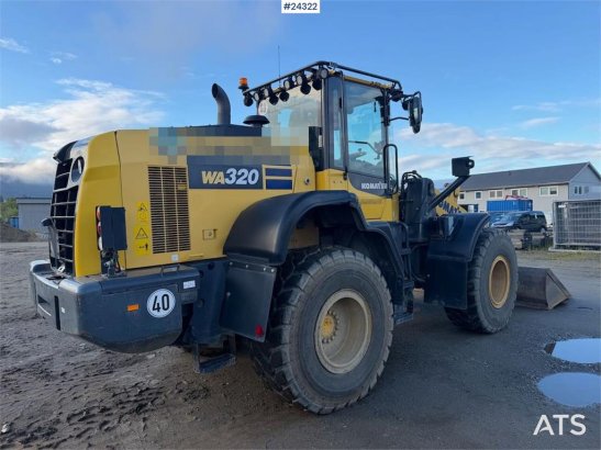 Komatsu WA320-8E0 wheel loader w/ lever steering and a buc 848 2020 2 Wheel Loaders image 22