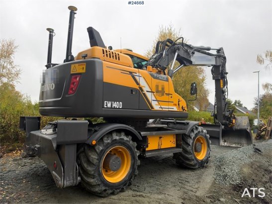 Volvo EW140D Wheeled Excavator with Rototilt, GPS and Gr 10079 2017 2 Wheeled Excavators image 7