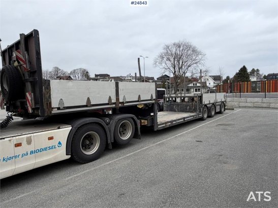 Broshuis 3 axle Low-loader semi-trailer with 2 extensions – Broshuis 3 axle Low-loader semi-trailer with 2 extensions – 20...