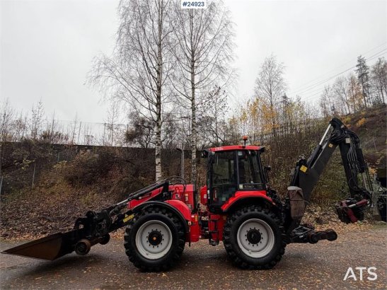 Huddig 1260B Tractor – Front bucket, grading bucket, tilt Huddig 1260B Tractor – Front bucket, grading bucket, tilt 2009 2...