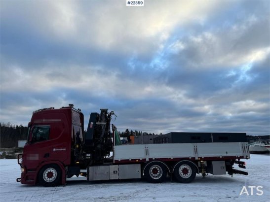 Scania R500 6x2 crane truck w/ 47 t/m Hiab crane with jib R500 6x2 crane truck w/ 47 t/m Hiab crane with jib 2019 2 Crane ...