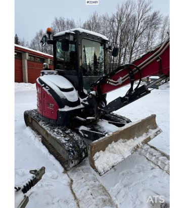 Yanmar Vio57-6B crawler excavator with tilt, grapple and 844 2022 2 Crawler Excavators image 8