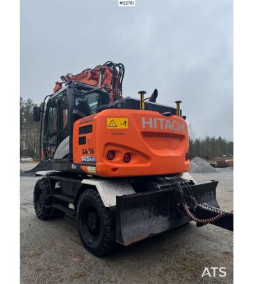 Hitachi ZX145W-6 wheeled excavator with GPS, tiltrotator, ZX145W-6 wheeled excavator with GPS, tiltrotator, 2020 2 Wheeled...