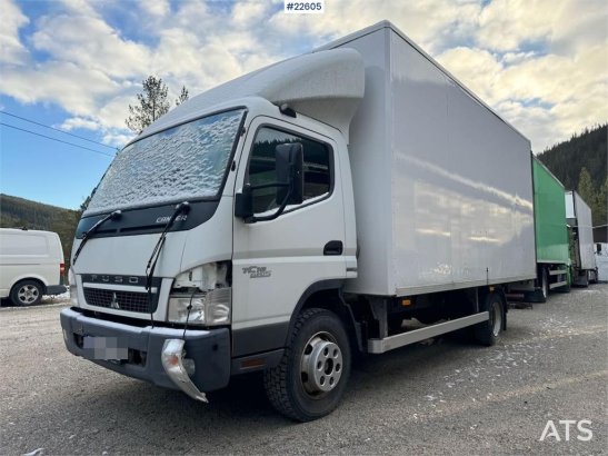 Mitsubishi Fuso 7C18 4x2 box truck with tail lift – repair ob Fuso 7C18 4x2 box truck with tail lift – repair ob 2010 2 im...