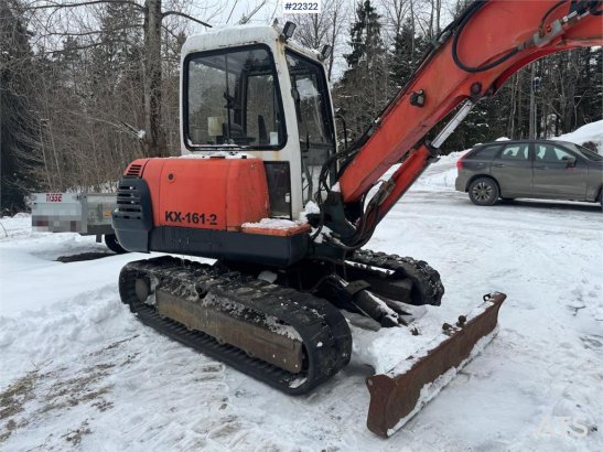 Kubota KX161-2 Tracked Excavator with Hydraulic Grading B KX161-2 Tracked Excavator with Hydraulic Grading B 2002 2 Crawle...