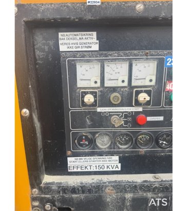Sdmo JS150 diesel generator SDMO JS150 diesel generator 1999 2 Generators image 23