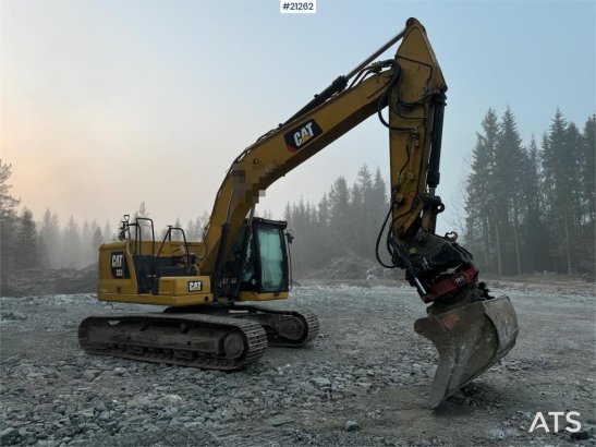 CAT 323-07 w/rotor tilt, cleaning drawer and tooth buc 36 2018 2 Crawler Excavators image 11
