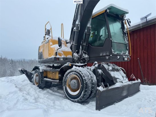 Volvo EW160D wheeled excavator with elevating cab and so EW160D wheeled excavator with elevating cab and so 2014 2 Wheeled...