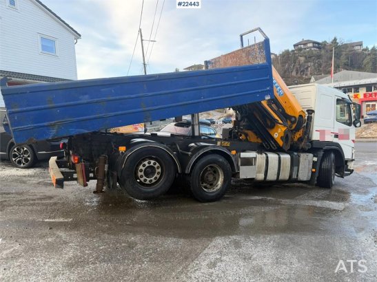 Volvo FM crane truck with a tipper and a 26.5 t/m Effer FM crane truck with a tipper and a 26.5 t/m Effer 2011 2 Crane tru...
