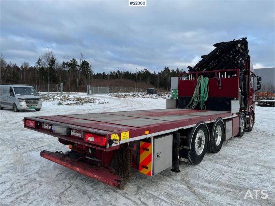 Scania R580 8x2 crane truck with 85 t/m Hiab crane – jib R580 8x2 crane truck with 85 t/m Hiab crane – jib 2019 2 Crane tr...