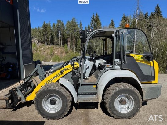 Kramer 5055E Wheel Loader with plow, pallet forks and 2 b Kramer 5055E Wheel Loader with plow, pallet forks and 2 b 2022 2...
