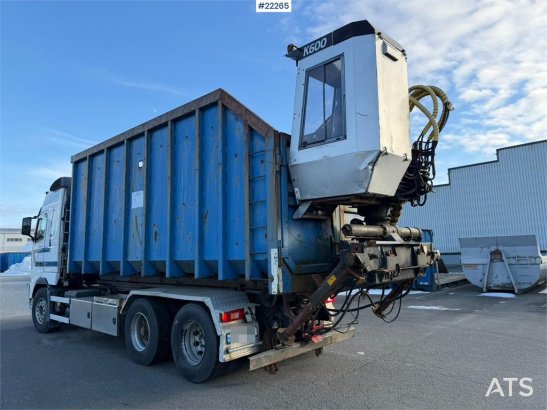 Volvo FH500 6x2 hook truck with 24t joab hook, 35m³ cont 3292 2010 2 image 8