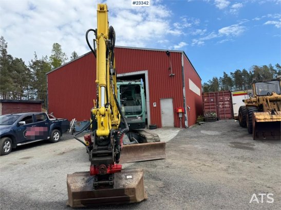 Yanmar SV100-1 equipped with a digging bucket, toothed bu 923 2012 2 Crawler Excavators image 8