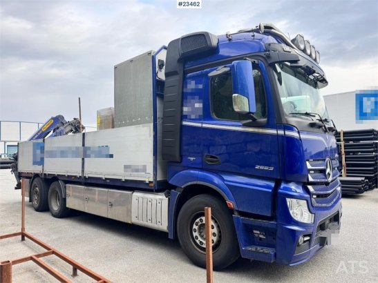 Mercedes-Benz Actros 2553 6x2 crane truck with 19 tm Palfinger c Actros 2553 6x2 crane truck with 19 tm Palfinger c 2018 2...