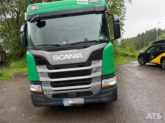 Scania G410 lift dumper with a rotator 3203 2019 2 image 8