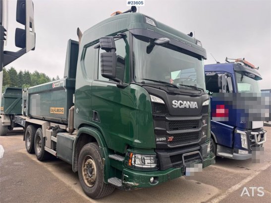 Scania R650 6x4 Tipper Truck with Istrail Tri-Axle Traile R650 6x4 Tipper Truck with Istrail Tri-Axle Traile 2020 2 Tipper...
