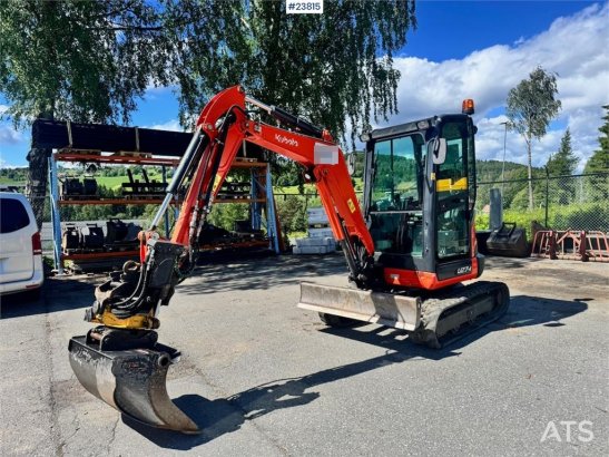Kubota U27-4 Mini Excavator with Rototilt and 2 Buckets – 10085 2019 2 image 23