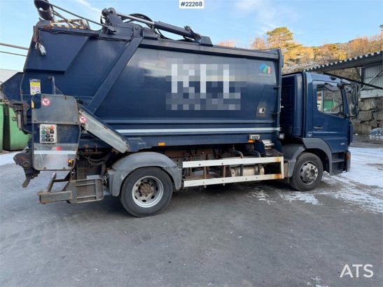 Mercedes-Benz Atego 1224, 2 compartment waste collection vehicle Mercedes-Benz Atego 1224, 2 compartment waste collection ...