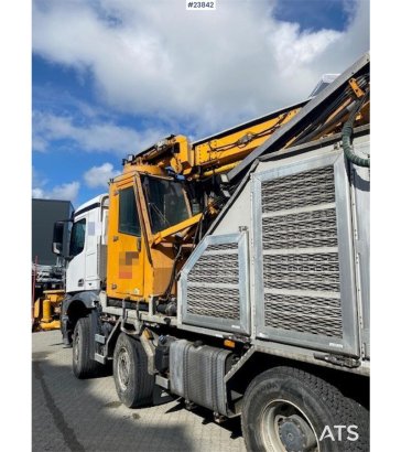 Mercedes-Benz Arocs 8x4 with a AMV 7450H concrete spraying super Mercedes-Benz Arocs 8x4 with a AMV 7450H concrete sprayin...