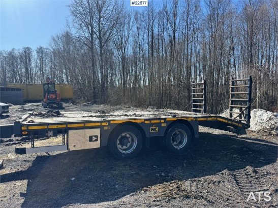 NC machinery trailer with manual loading ramps NC machinery trailer with manual loading ramps 2020 2 Lowloader trailers im...