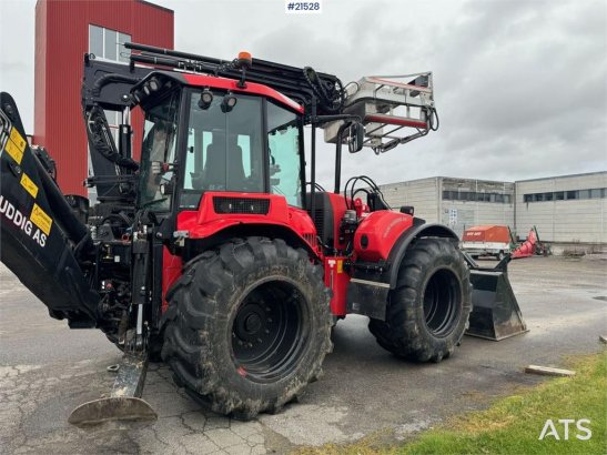 Huddig 1260C Backhoe w/ Palfinger crane, Lift, rototilt a Huddig 1260C Backhoe w/ Palfinger crane, Lift, rototilt a 2016 2...