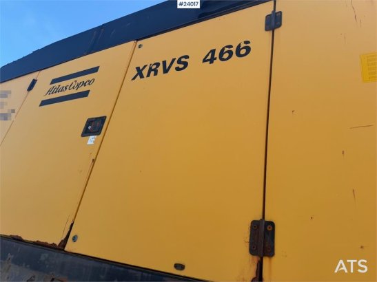 Atlas Copco XRVS 466 from approximately the 2000s with Nemek 4 XRVS 466 from approximately the 2000s with Nemek 4 2000 2 i...