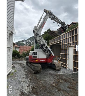 Takeuchi TB280FR excavator with grading bucket and rototilt TB280FR excavator with grading bucket and rototilt 2023 2 Craw...