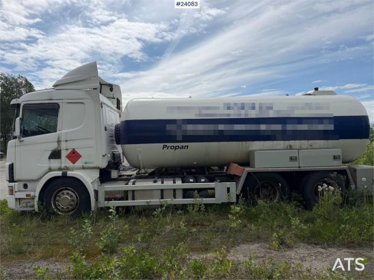 Scania R124 6x2 tanker truck. Can be purchased as a chass R124 6x2 tanker truck. Can be purchased as a chass 1997 2 image 8