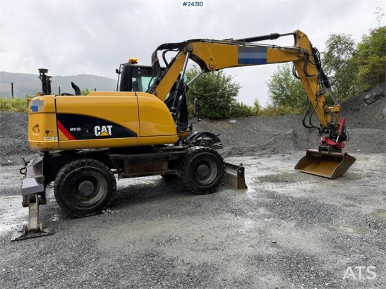 CAT M313 D wheeled excavator with Indexator tilt and S M313 D wheeled excavator with Indexator tilt and S 2013 2 Wheeled E...