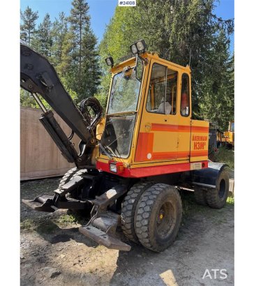 Åkerman H3M Wheeled Excavator – Tiltrotator and Bucket H3M Wheeled Excavator – Tiltrotator and Bucket 1994 2 Wheeled Excav...