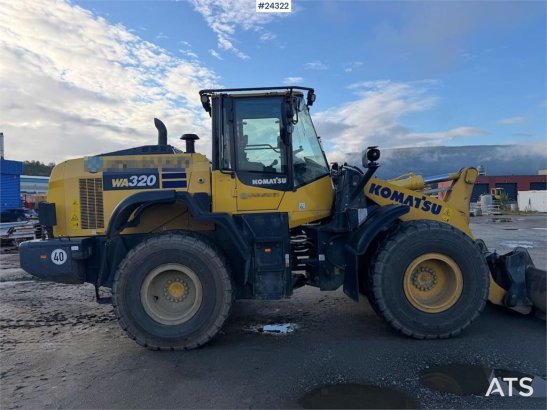 Komatsu WA320-8E0 wheel loader w/ lever steering and a buc 848 2020 2 Wheel Loaders image 8