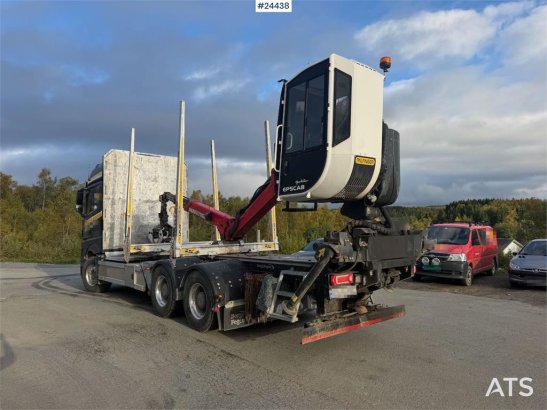 Mercedes-Benz Actros 6x4 timber truck with Epsilon M12L timber c Mercedes-Benz Actros 6x4 timber truck with Epsilon M12L t...