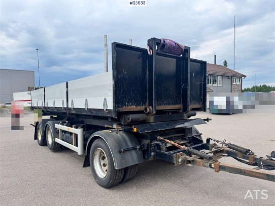 Hüffermann Drawbar Trailer with Cable Hoist and Body WATCH VI Huffermann Drawbar Trailer with Cable Hoist and Body WATCH V...