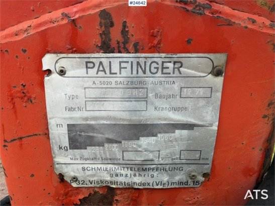 Palfinger PK11000 Crane with Welding Mounts 730 1979 2 image 8
