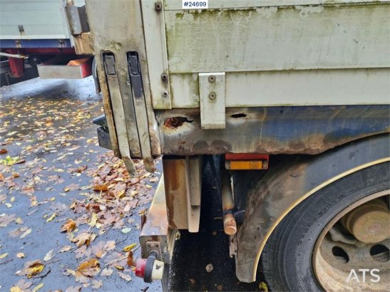 Tyllis 2 akslet Flatbed trailer – repair project with fol Tyllis 2 akslet Flatbed trailer – repair project with fol 2004 2...