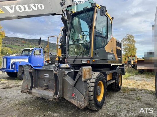 Volvo EW160E Wheeled Excavator with Rototilt and Grading EW160E Wheeled Excavator with Rototilt and Grading 2015 2 Wheeled...