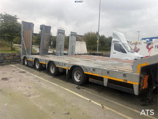 Ozmen Damper 4-Axle Low Loader with Hydraulic Load Ozmen Damper 4-Axle Low Loader with Hydraulic Load 2022 2 Lowloader tra...