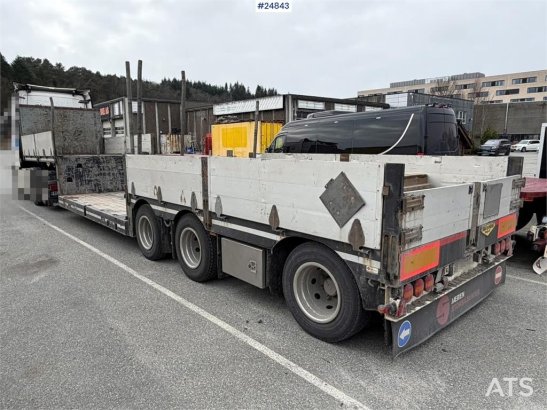 Broshuis 3 axle Low-loader semi-trailer with 2 extensions – Broshuis 3 axle Low-loader semi-trailer with 2 extensions – 20...