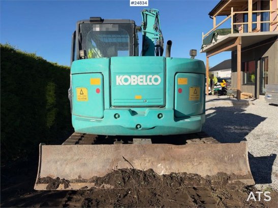 Kobelco SK75SR-3E Tracked excavator – tiltrotator and 2 bu SK75SR-3E Tracked excavator – tiltrotator and 2 bu 2016 2 Crawl...