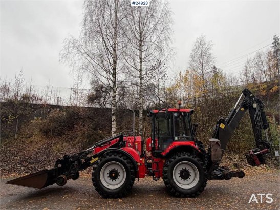 Huddig 1260B Tractor – Front bucket, grading bucket, tilt Huddig 1260B Tractor – Front bucket, grading bucket, tilt 2009 2...