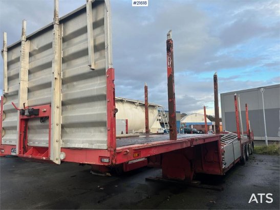 Vang DC 111 Ts 3 axle well trailer VANG DC 111 Ts 3 axle well trailer 1997 2 Lowloader semi-trailers image 9