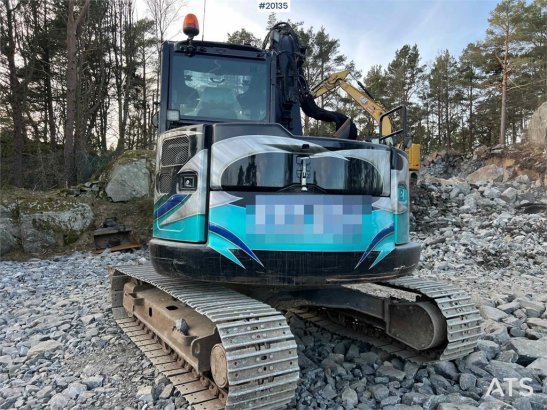 Hitachi zx85us-6 excavator w/ digging bucket, hydraulic sa zx85us-6 excavator w/ digging bucket, hydraulic sa 2019 2 Crawl...