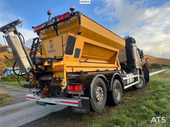Mercedes-Benz Actros 2848 4x4+2 snow rigged hook truck w/ 20t ho Actros 2848 4x4+2 snow rigged hook truck w/ 20t ho 2011 2...