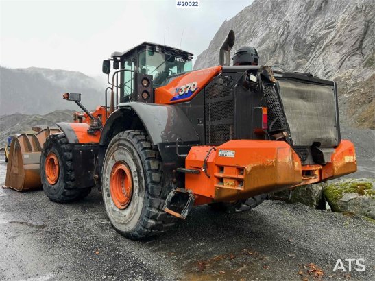 Hitachi zw370-6 wheel loader w/ scale, printer & bucket 10071 2018 2 Wheel Loaders image 10