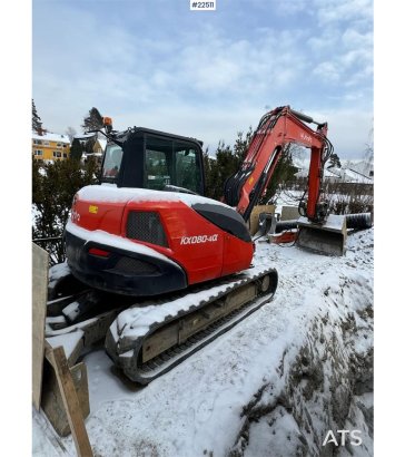 Kubota KX080-4a Crawler Excavator with Engcon tilt and gr KX080-4a Crawler Excavator with Engcon tilt and gr 2018 2 Crawle...
